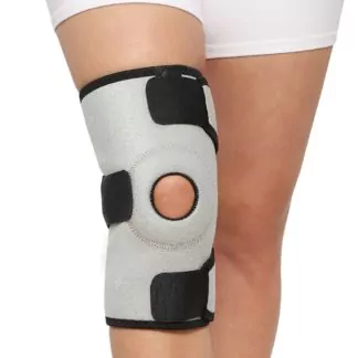 Бандажи для коленного сустава ООО «Крейт» F-528 Бандаж для коленного сустава (№1, серый)