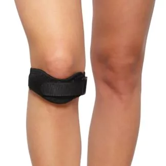 Бандажи для коленного сустава для спорта ООО «Крейт» F-500 Бандаж для коленного сустава  (№3, черный)