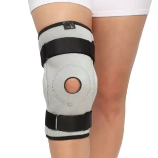 Бандажи для коленного сустава ООО «Крейт» F-522 Бандаж для коленного сустава (№1, серый)