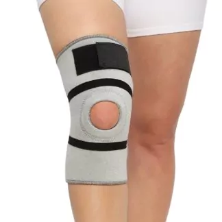 Бандаж для коленного сустава ООО «Крейт» F-513 Бандаж для коленного сустава (№7, серый)