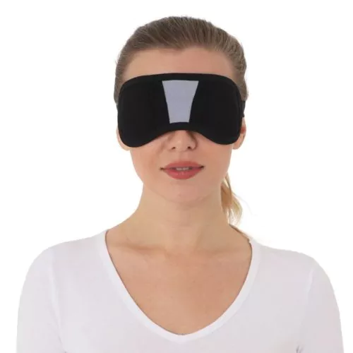 А-100 Бандаж на глаза с аппликаторами биомагнитными медицинскими – “Крейт” (№2, черно-серый)