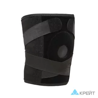 Бандаж для коленного сустава ООО «Крейт» F-529 Бандаж для коленного сустава (№3, черный)